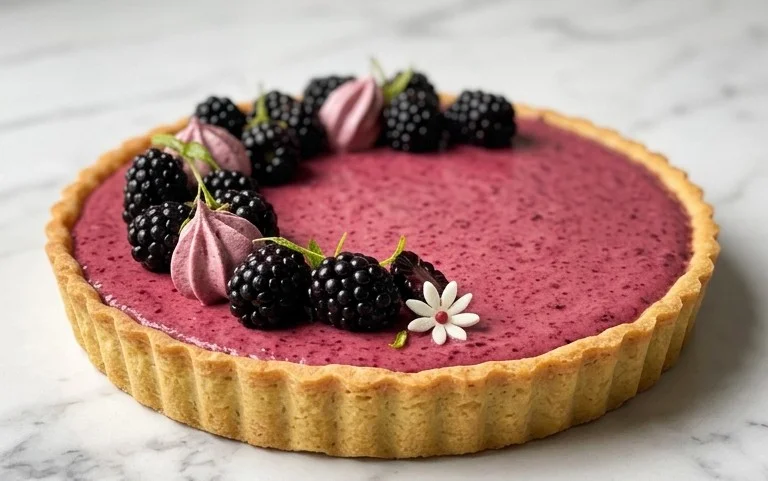 Brombeer Mousse Tarte: Cremig-fruchtig & einfach!