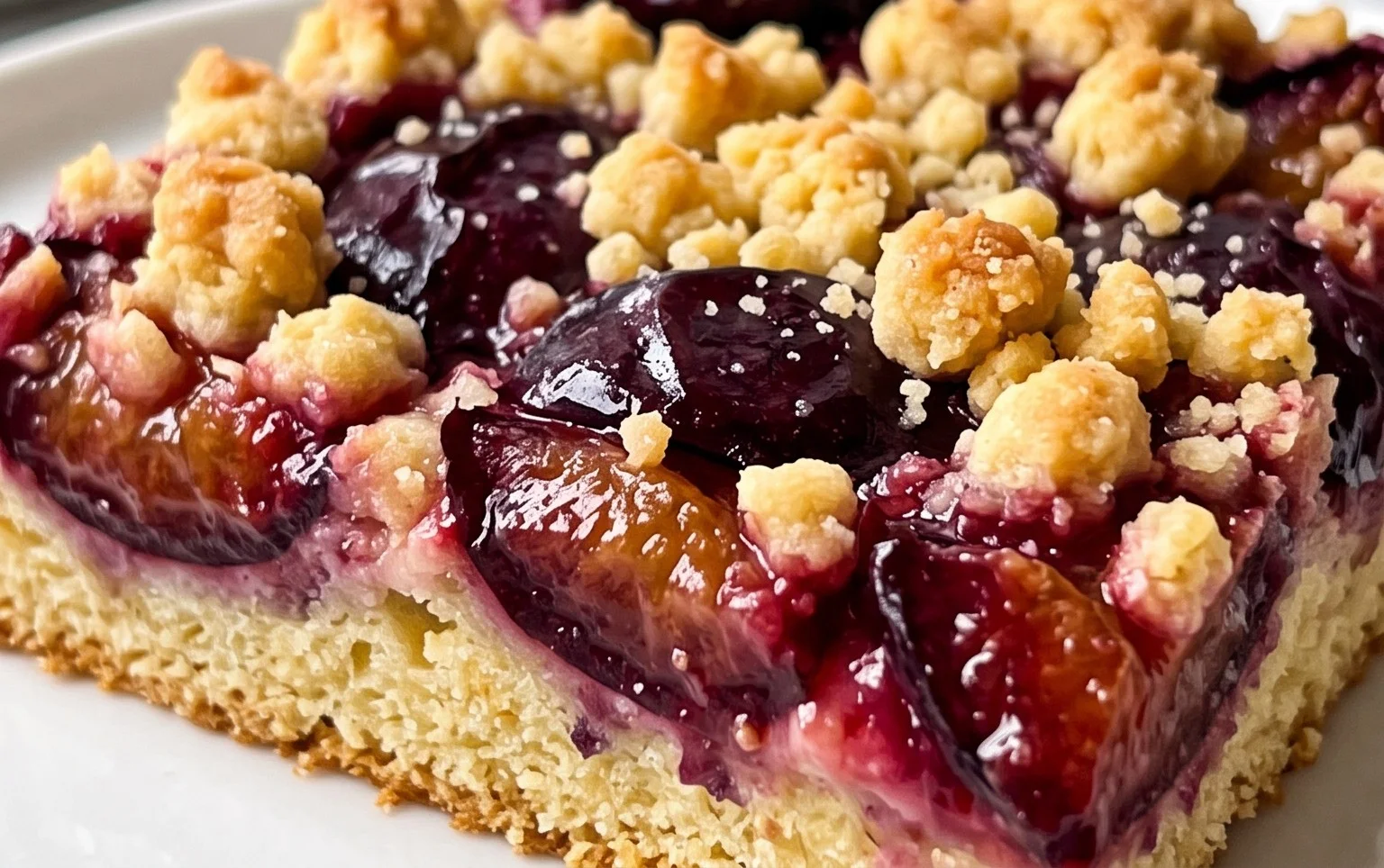 Pflaumenkuchen mit Streusel vom Blech