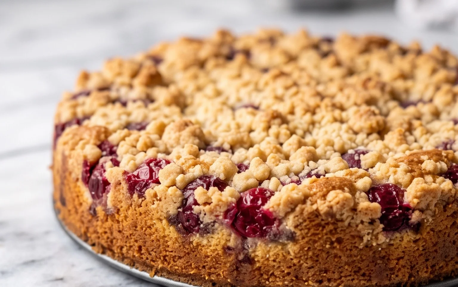 Kirsch Extract-Streusel-Kuchen: Saftig & Knusprig